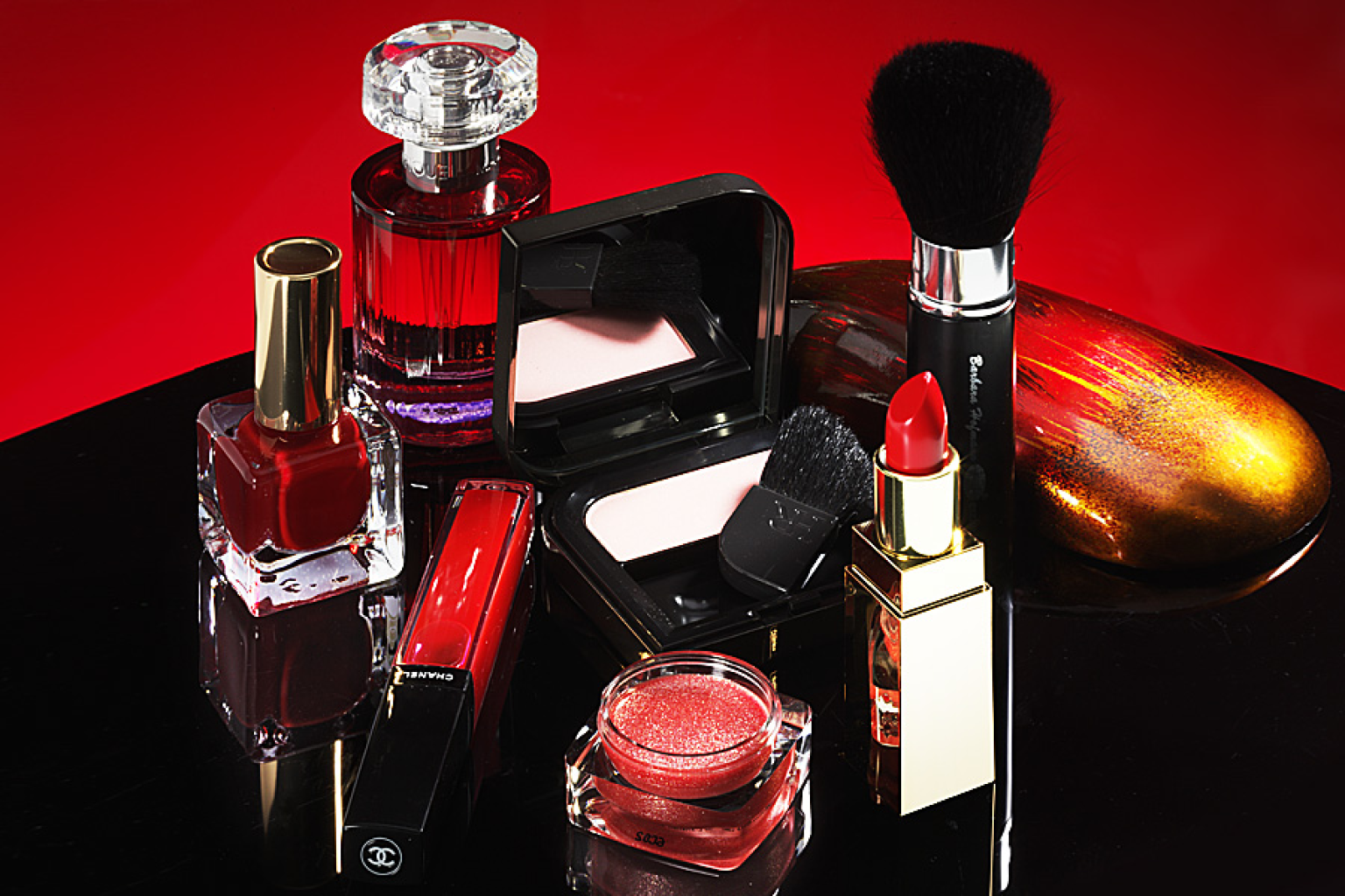 verschiedene Schminkartikel